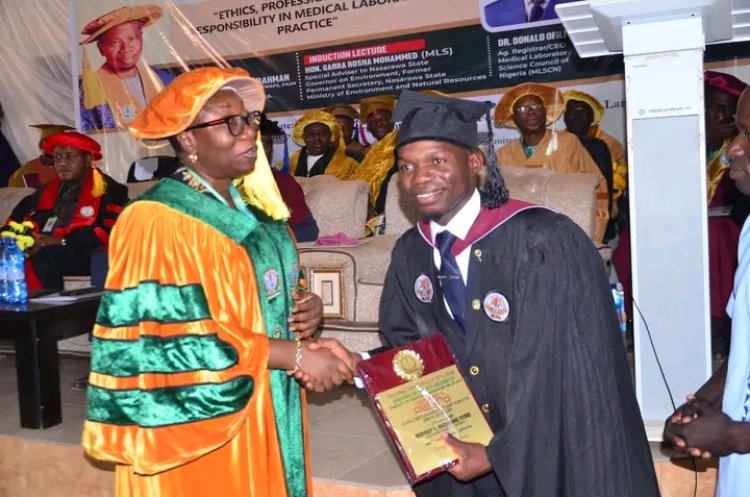 Federal University of Lafia Honours Best Graduating Medical Laboratory Science Student