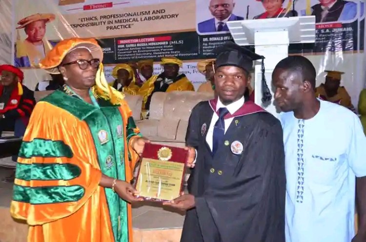 FULafia Faculty of Medical Laboratory Science Honours Overall Best Graduating Student