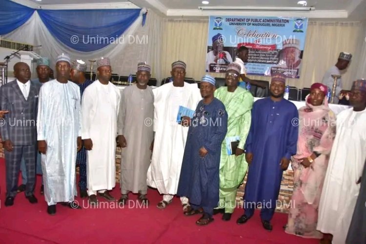 UNIMAID VC Honours Professors Dlakwa, Godowoli on Retirement After Decades of Distinguished Service