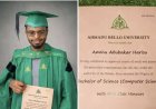 ABU First-Class Computer Science Graduate and Student Leader Raises the Bar