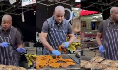 From Classroom to Charcoal: Former Nigerian Teacher Finds Success as 'Suya King' in London