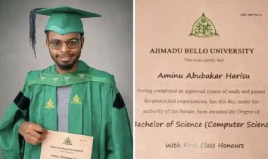 ABU First-Class Computer Science Graduate and Student Leader Raises the Bar