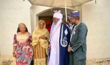 FCE Jama’are Management and NCCE Accreditation Team Pay Courtesy Visit to Emir of Jama’are