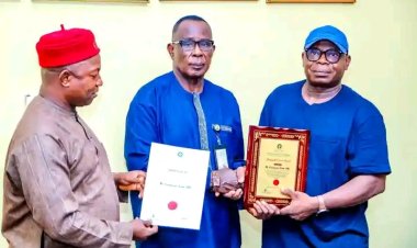Kogi Poly CSO Emmanuel Atta Honoured with Distinguished Service Award Upon Retirement
