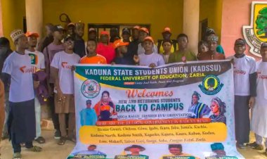 KADSSU Ignites Campus Spirit with Vibrant Mega Rally at FUE Zaria