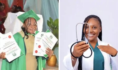 Peculiar Godwin Aliu Emerges as Overall Best Graduating Student of Veterinary Medicine