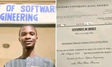 Meet Muhammad Munazir Saminu, BUK First-Class Software Engineer