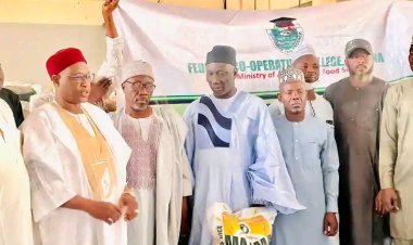 Speaker Abbas Tajudeen Donates 3,000 Bags of Rice to Federal University of Education, Zaria