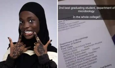 Maemunah Ahuoiza Graduates with First Class Honours in Microbiology