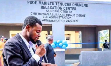 PAAU Vice-Chancellor Commissions New SUG Relaxation Centre; Names Facility After Prof. Marietu Tenuche
