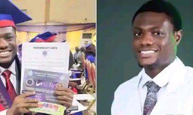 UNILAG Pharmacy Prodigy Abiodun Oluwasegun Inducted with Distinction