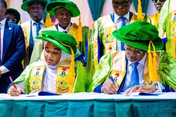 FG, Ogun Formalise TASUED Takeover, Sign MoU at 17th Convocation