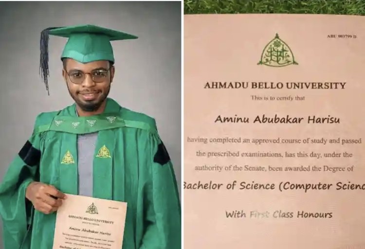 ABU First-Class Computer Science Graduate and Student Leader Raises the Bar