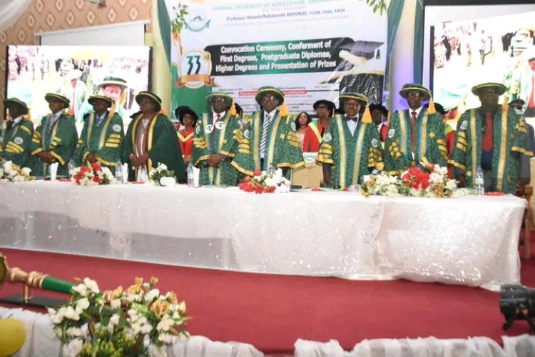 FUNAAB Graduates 4,141 Students as President Tinubu Hails University’s Role in National Development