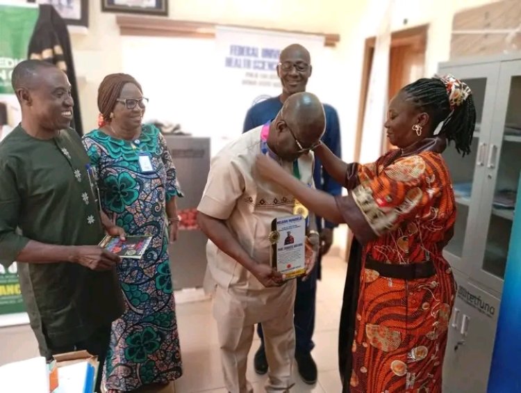 FUHSO Vice-Chancellor Honoured with Nelson Mandela Leadership Award