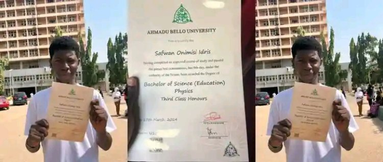 From Third-Class to World-Class: ABU Physics Graduate Secures Landmark UK Opportunity