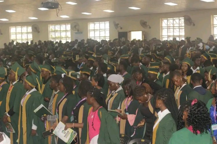 Achievers University Reiterates Zero Tolerance for Drug Abuse, Social Vices at Matriculation of 936 Fresh Students