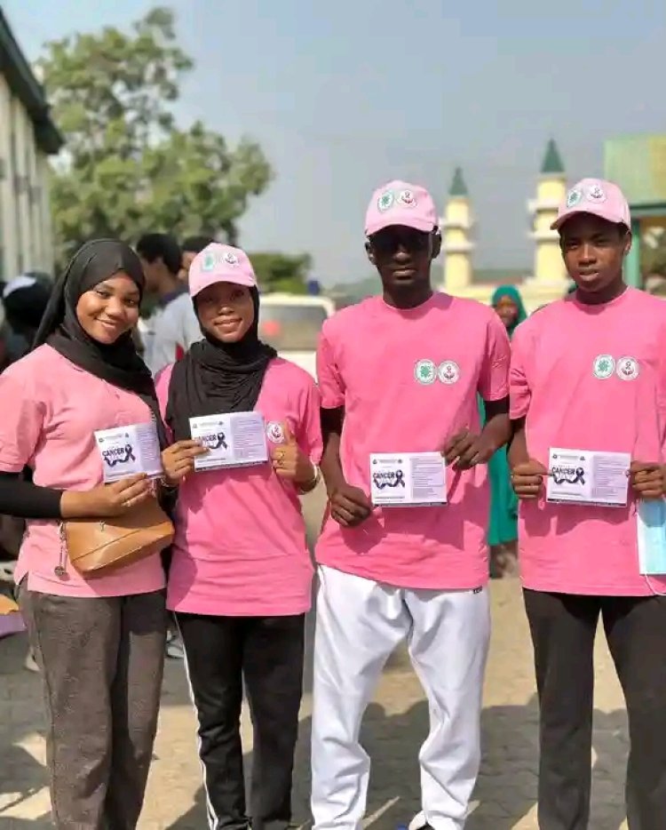 Al-Hikmah University GAMJI Students Association Hosts Health Walk for World Cancer Day