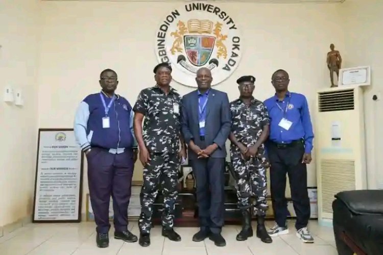 Okada Police DPO Pledges Enhanced Collaboration During Courtesy Visit to Igbinedion University