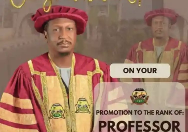 Federal University Dutse Promotes Prof Nasir Umar Muhammad to Professor of English