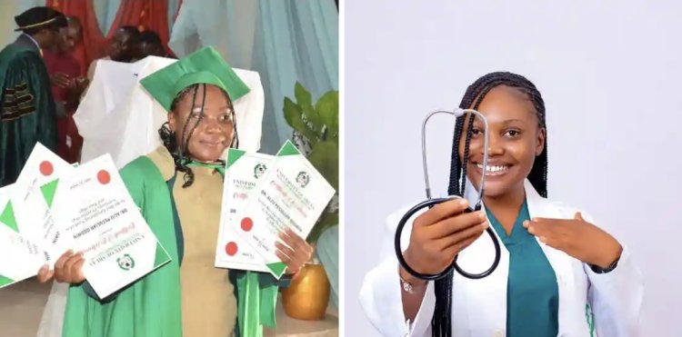 Peculiar Godwin Aliu Emerges as Overall Best Graduating Student of Veterinary Medicine