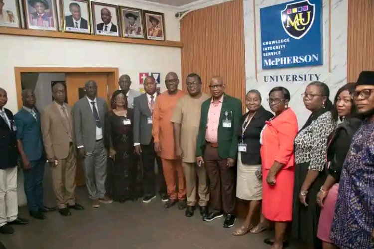 MLSCN Conducts Professional Accreditation of Medical Laboratory Science at McPherson University