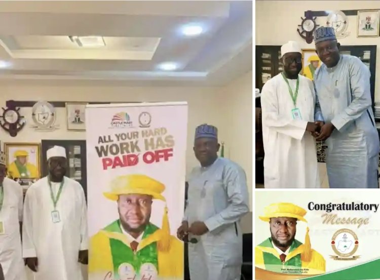 Castle Mart Hubs Congratulates New FULafia Vice-Chancellor; Pledges Enhanced Support