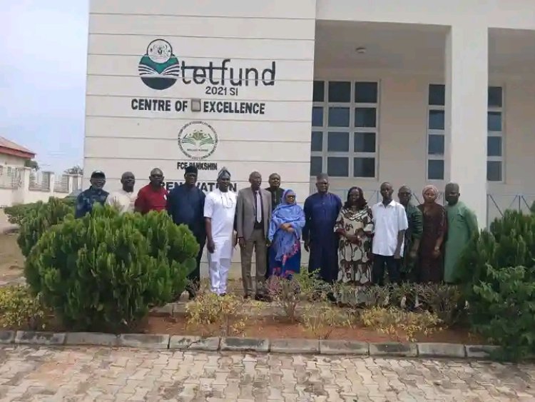 Federal University of Education Pankshin Reaffirms Commitment to Transparency in TETFund Projects