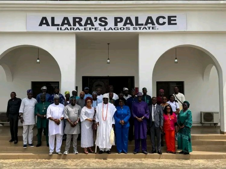 LASU Management Visits New Chancellor, HRM Oba Olufolarin Ogunsanwo, as Monarch Pledges to Serve as a Father Figure