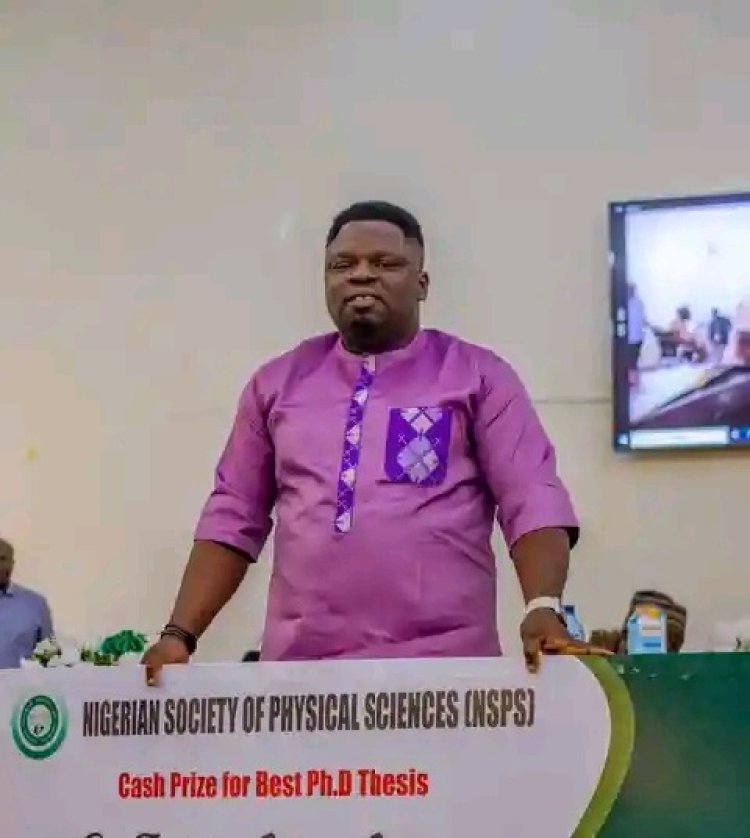 Redeemer’s University Scholar, Dr. Timilehin Shaba, Clinches National Best PhD Thesis Prize