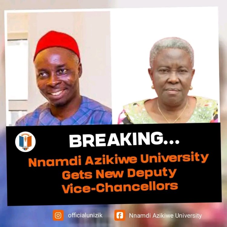 UNIZIK Elects New Deputy Vice-Chancellors for Academic and Administrative Portfolios
