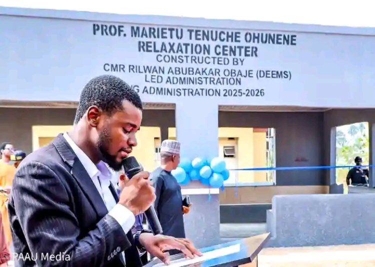 PAAU Vice-Chancellor Commissions New SUG Relaxation Centre; Names Facility After Prof. Marietu Tenuche