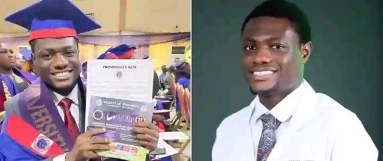 UNILAG Pharmacy Prodigy Abiodun Oluwasegun Inducted with Distinction