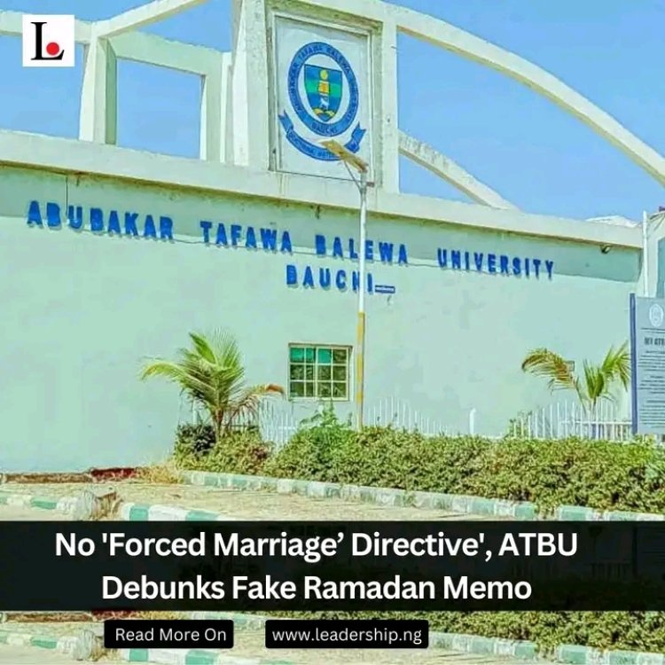 ATBU SUG Updates Students on JAMB Admission Letters & Condonement of Illegitimate Admissions