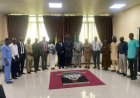 Newly Appointed MD/CEO of LASACO Assurance Plc, Mr Ademoye Shobo, Leads Management Team on Courtesy Visit to Vice-Chancellor