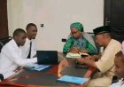 KASU Management Receives Newly Elected KASUMSA Officials, Commends Humanitarian Efforts