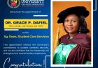 Thomas Adewumi University Appoints Dr. Grace P. Dafiel as Acting Dean, Directorate of Student Care Services
