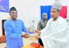 Taraba State University Muslim Community Honours VC Prof. Sunday Paul Bako with Award of Excellence