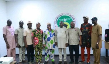 UAT VC Hosts NASU Delegation as New Chapter Executives Are Sworn In