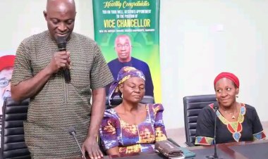 MOAU Science and Technical College Pays Solidarity Visit to Vice-Chancellor, Seeks Key Interventions