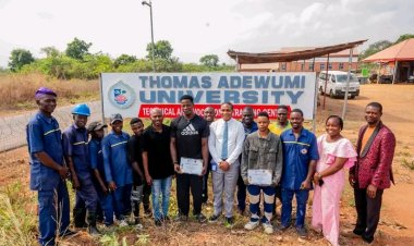 Thomas Adewumi University Celebrates Graduates of Technical & Vocational Training Centre