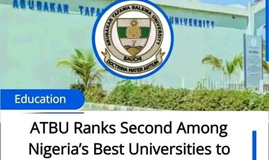 ATBU Ranked Second in Nigeria for Engineering in 2026 Scimago Report