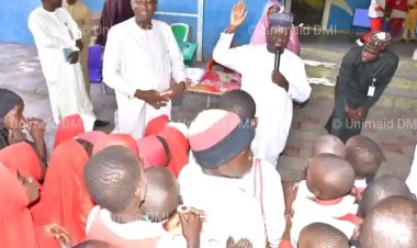UNIMAID Vice-Chancellor Supports 63 Vulnerable Pupils with New School Uniforms