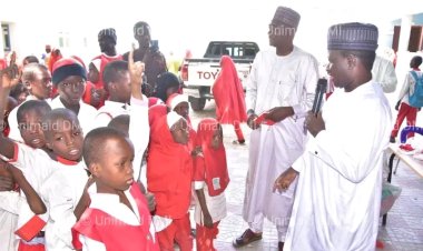 UNIMAID VC Provides School Uniforms to 63 Vulnerable Pupils