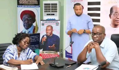 MOAU Staff Fellowship Visits Vice-Chancellor, Offers Prayers for Successful Tenure