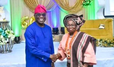 UCH Ibadan Community Celebrates Mrs. Adetola Adedeji at Diamond Jubilee Celebration