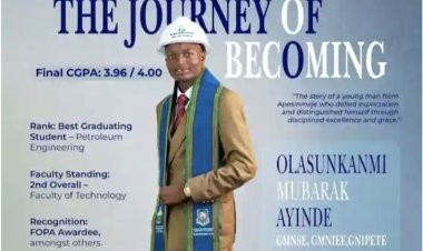 From Iwo Road Tutor to UI Trailblazer: The Remarkable Journey of Mubarak Olasunkanmi