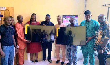 FUTA Alumnus Olaitan Adesomoju Donates Television Sets to Boost FUTA Radio Operations