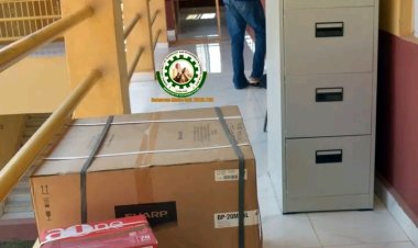 FUTES-IYIN Receives Multipurpose System, Office Equipment Donation from Tony Pakads and Associates