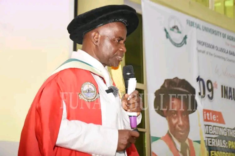 FUNAAB Expert Urges Federal Government to Revive Ajaokuta Steel Complex at 109th Inaugural Lecture